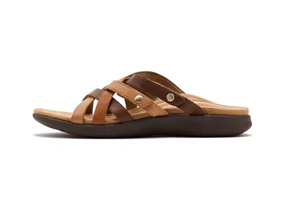 Aetrex Kasey Adjustable Slide Sandals In Multi