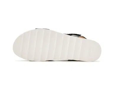 Aetrex Cass Platform Sandals In Black