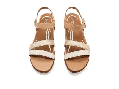 Aetrex Cass Platform Sandals In Neutral