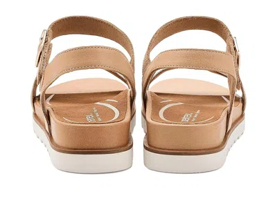 Aetrex Cass Platform Sandals In Neutral
