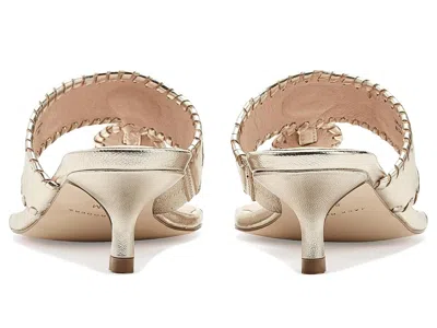 Jack Rogers Jacks Kitten Heel In Silver