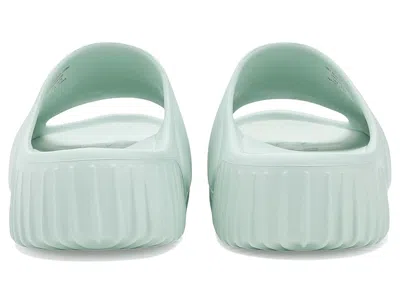 Hunter Faroe Platform Slide Sandal In Green