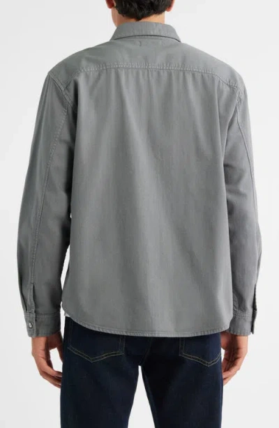 Frame Modern Button-up Shirt In Gray