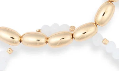 Nordstrom Rack Assorted 5-pack Stretch Bracelets In Multi