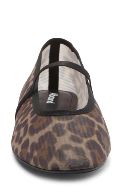 Abound Abigail Mesh Ballet Flat In Brown