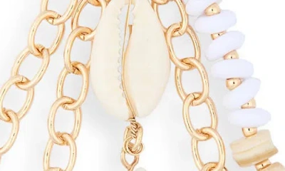 Leith Starfish Beaded Bag Charm In Multi