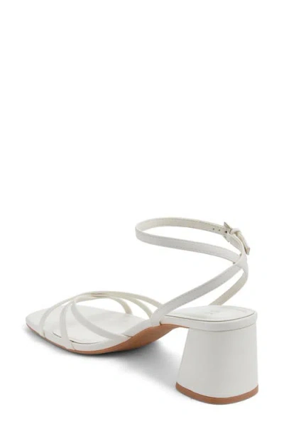 Bp. Isabelle Heel Ankle Strap Sandal In White