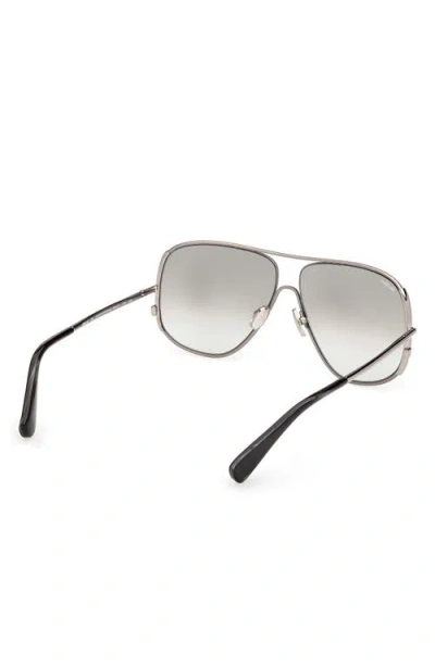 Max Mara 60mm Pilot Sunglasses In Gray