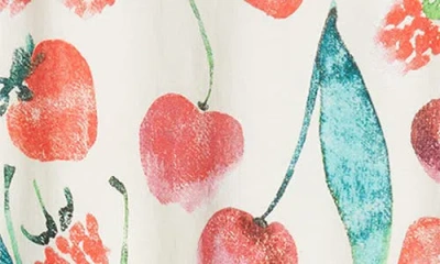 Golden Hour Strawberry Fields Graphic T-shirt In White