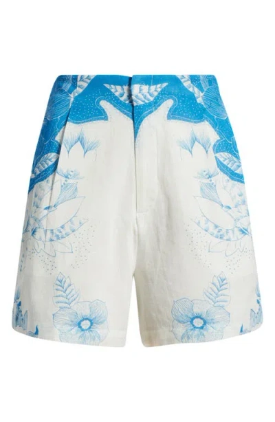 Cleobella Sebastian Short In Blue, Black, Multicolor