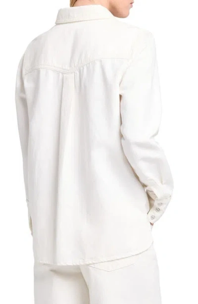 Twp Ranchers Daughter Button Down White In White
