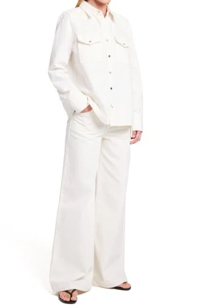 Twp Ranchers Daughter Button Down White In White
