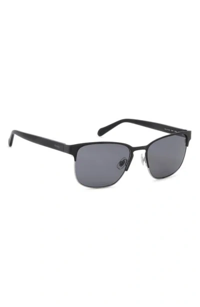 Fossil 56mm Rectangular Sunglasses In Neutral