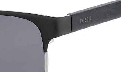 Fossil 56mm Rectangular Sunglasses In Neutral