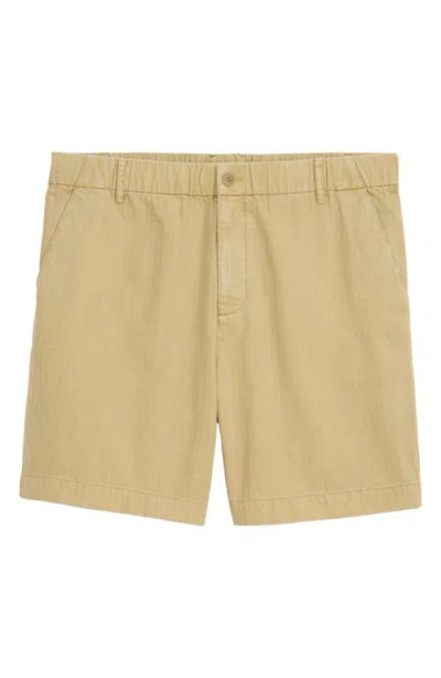 Alex Mill Pull-on Cotton Shorts In Gray