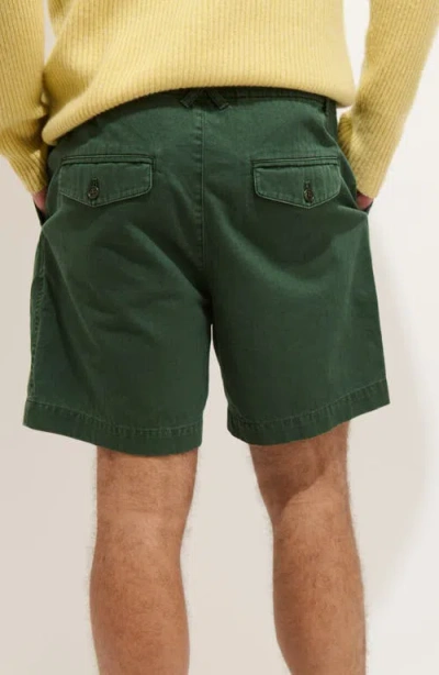 Alex Mill Pull-on Cotton Shorts In Metallic