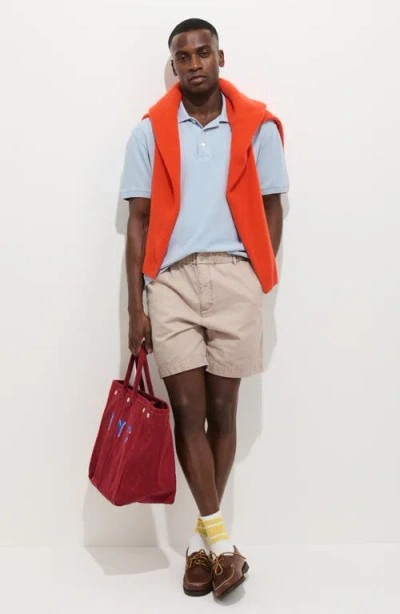 Alex Mill Pull-on Cotton Shorts In Gray