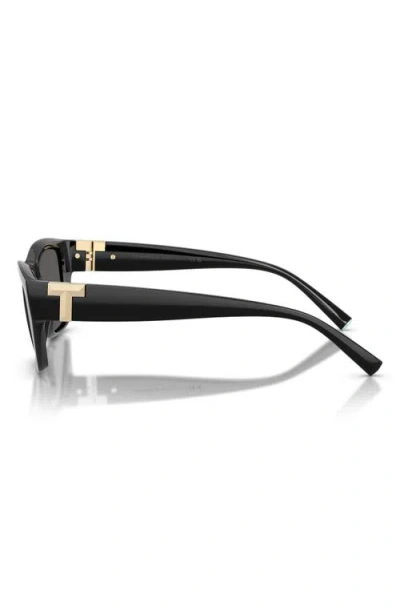 Tiffany & Co . 56mm Rectangular Sunglasses In Neutral