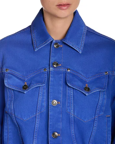 Versace Blouson Denim Jacket In Multi