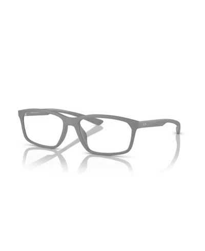 Armani Exchange 56mm Rectangle Optical Glasses In Black