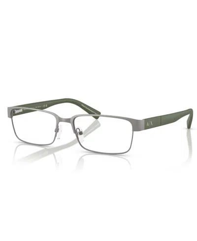 Armani Exchange 54mm Rectangle Optical Glasses In Gray