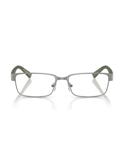 Armani Exchange 54mm Rectangle Optical Glasses In Gray