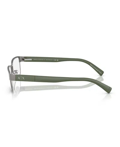 Armani Exchange 54mm Rectangle Optical Glasses In Gray