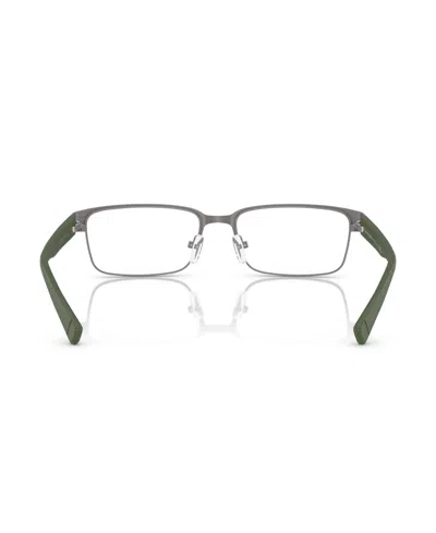 Armani Exchange 54mm Rectangle Optical Glasses In Gray