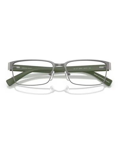 Armani Exchange 54mm Rectangle Optical Glasses In Gray