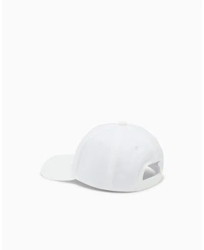 Armani Exchange Cotton Hat In White