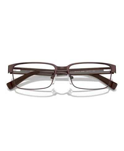 Armani Exchange 54mm Rectangle Optical Glasses In Brown