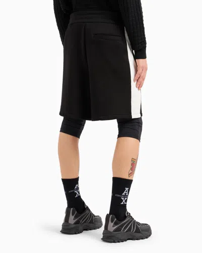 Armani Exchange Men's Cotton Drawstring 9" Shorts In Pattern