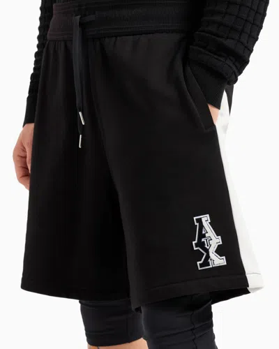 Armani Exchange Men's Cotton Drawstring 9" Shorts In Pattern