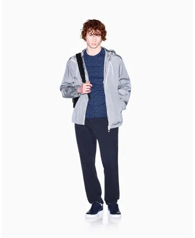 Armani Exchange Patterned T-shirt In Blue