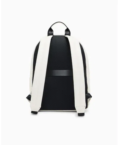 Armani Exchange Men's Backpack In White