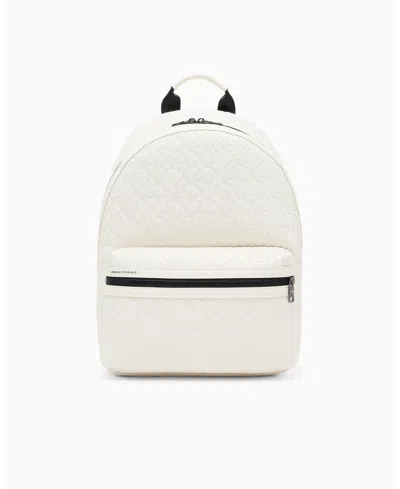 Armani Exchange Men's Backpack In White