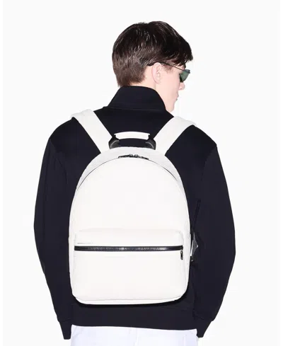 Armani Exchange Men's Backpack In White