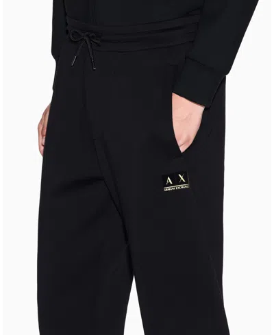 Armani Exchange Drawstring Sweatpants In Blue
