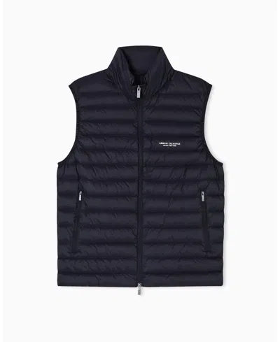 Armani Exchange Down Gilet Black In Black