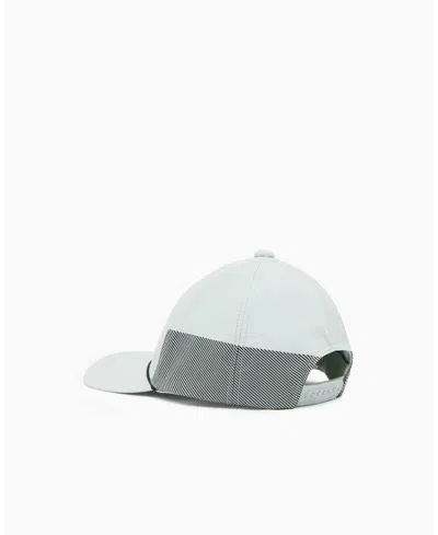 Armani Exchange Logo Baseball Cap In Blue