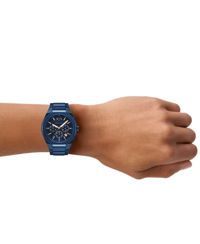 Armani Exchange Sync 42mm Watch In Blue