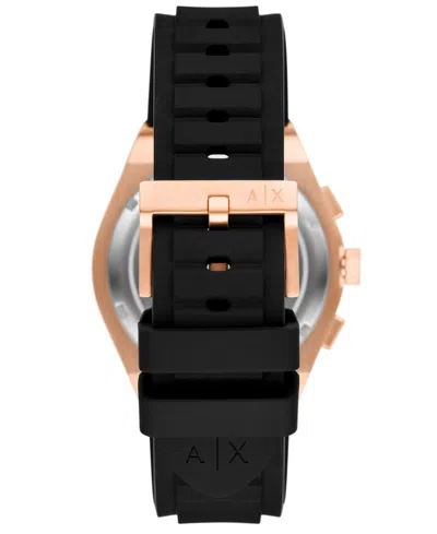 Armani Exchange Men's Sync Black Dial Watch In Multi