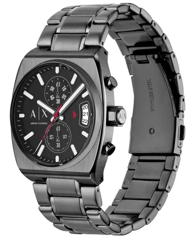 Armani Exchange Square-face 44mm In Black