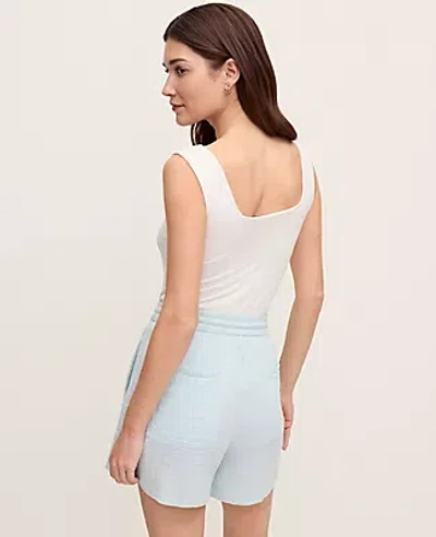 Ann Taylor The Petite Pull-on Short In Blue