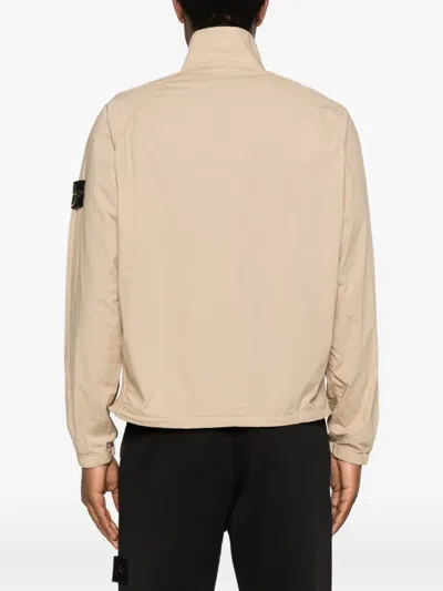 Stone Island Logo-patch Jacket In Multi