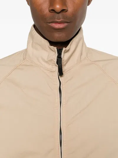 Stone Island Logo-patch Jacket In Multi