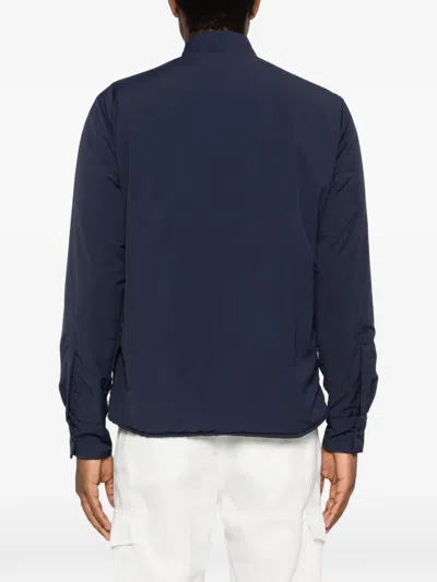 Eleventy Chest-pocket Jacket In Blue