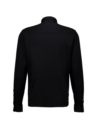 Fedeli Knitted Long-sleeve Shirt In Multi