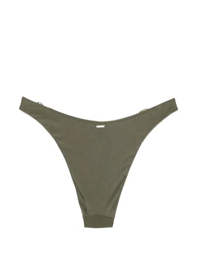 Simkhai Athens Side Chain Bikini Bottom In Brown