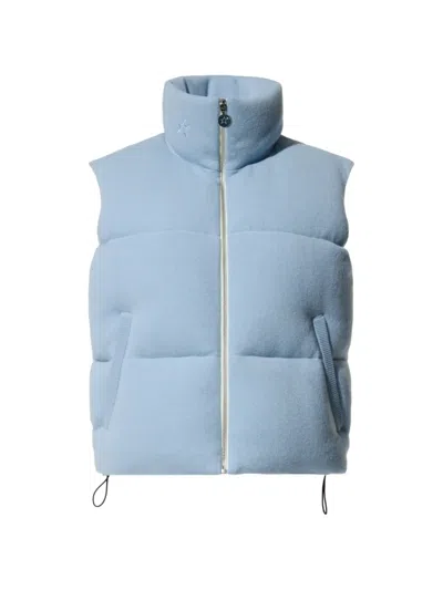 Perfect Moment Rich Blue Padded Down Trekking Vest